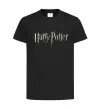 Детская футболка Harry Potter logo Черный фото