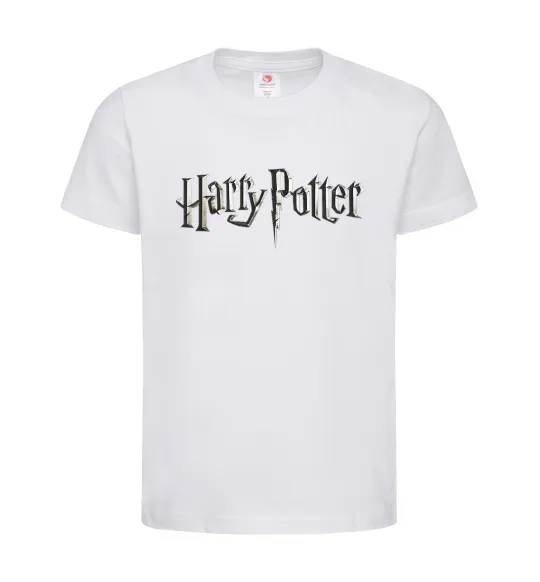 Детская футболка Harry Potter logo Белый фото