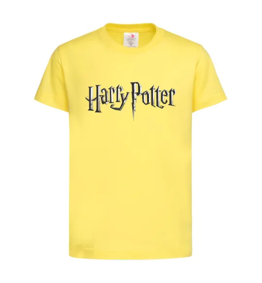 Детская футболка Harry Potter logo Лимонный фото