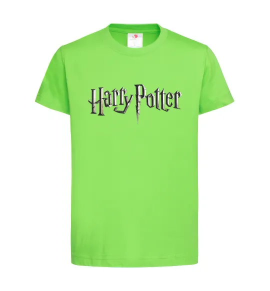 Детская футболка Harry Potter logo Лаймовый фото