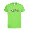 Детская футболка Harry Potter logo Лаймовый фото