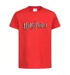 Детская футболка Harry Potter logo Красный фото