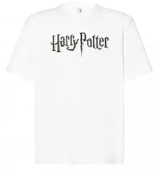 Футболка Оверсайз Harry Potter logo Білий фото