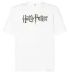 Футболка Оверсайз Harry Potter logo Білий фото