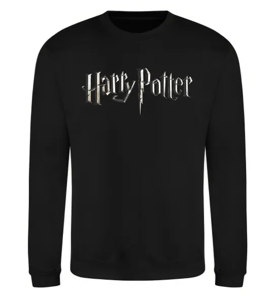 Свитшот Harry Potter logo Черный фото