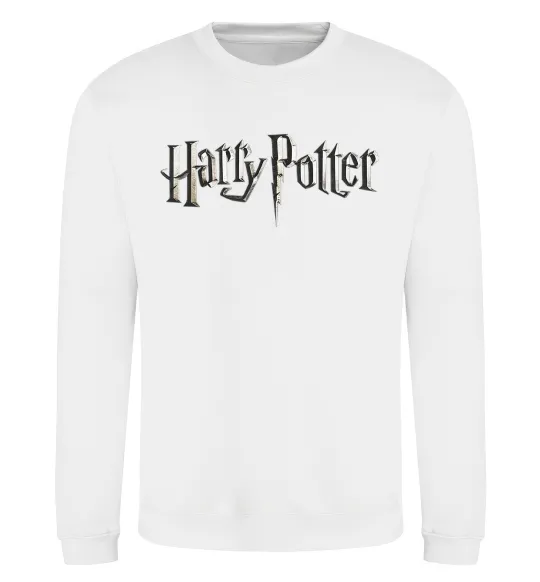 Свитшот Harry Potter logo Белый фото