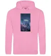 Чоловіча толстовка (худі) Нічний Хогвартс напис завжди Рожевий Чоловіча толстовка (худі) Нічний Хогвартс напис завжди Рожевий фото