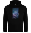 Мужская толстовка (худи) Нічний Хогвартс напис завжди Черный Мужская толстовка (худи) Нічний Хогвартс напис завжди Черный фото