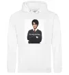 Чоловіча толстовка (худі) The boy who lived Білий фото