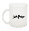 Чашка стеклянная Harry Potter logo black Фроузен фото