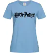 Жіноча футболка Harry Potter logo black Блакитний Жіноча футболка Harry Potter logo black Блакитний фото