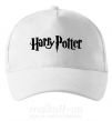 Кепка Harry Potter logo black Белый фото