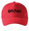 Кепка Harry Potter logo black Червоний фото