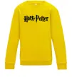 Детский Свитшот Harry Potter logo black Солнечно желтый Детский Свитшот Harry Potter logo black Солнечно желтый фото