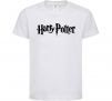 Дитяча футболка Harry Potter logo black Білий фото