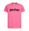 Дитяча футболка Harry Potter logo black Яскраво-рожевий фото
