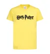 Дитяча футболка Harry Potter logo black Лимонний фото