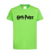 Дитяча футболка Harry Potter logo black Лаймовий фото