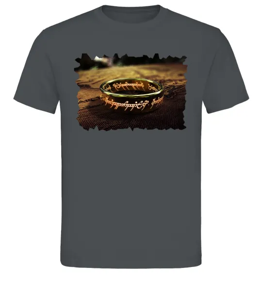 Мужская футболка Кільце Всевладдя Графит фото