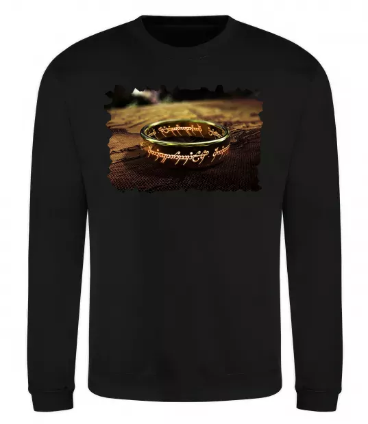 Свитшот Кільце Всевладдя Черный фото