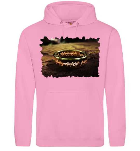 Мужская толстовка (худи) Кільце Всевладдя Розовый фото