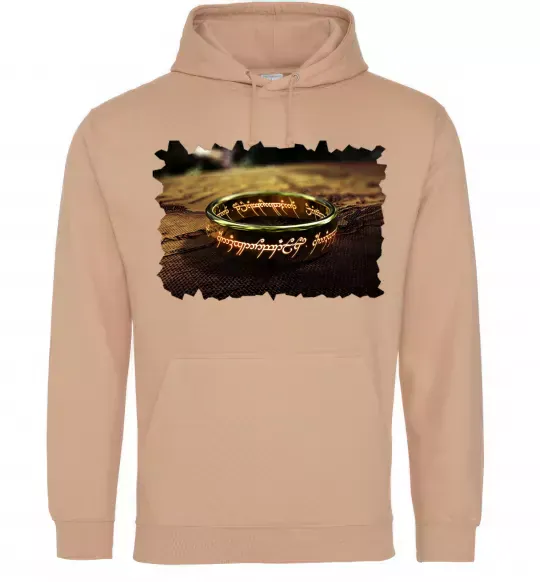 Жіноча толстовка (худі) Кільце Всевладдя Пісочний фото