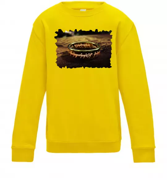 Дитячий світшот Кільце Всевладдя Сонячно жовтий фото