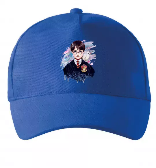Кепка Гаррі Поттер арт Яскраво-синій фото
