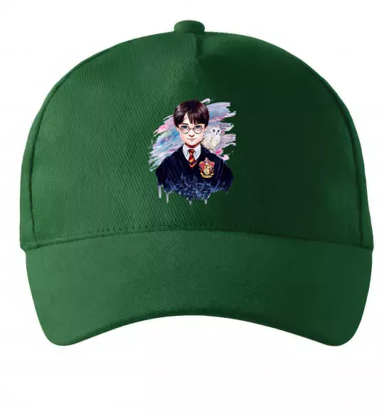 Кепка Гаррі Поттер арт Темно-зелений фото