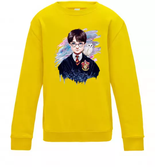 Детский Свитшот Гаррі Поттер арт Солнечно желтый фото