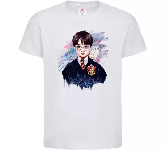 Детская футболка Гаррі Поттер арт Белый фото
