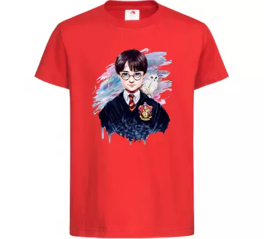 Детская футболка Гаррі Поттер арт Красный фото