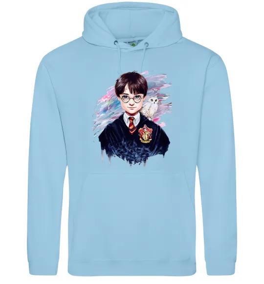 Женская толстовка (худи) Гаррі Поттер арт Голубой фото