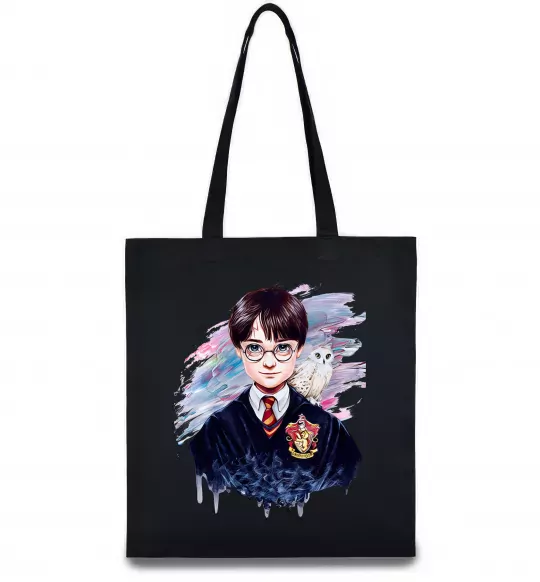 Эко-сумка Гаррі Поттер арт Черный фото