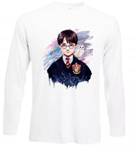 Лонгслив Гаррі Поттер арт Белый фото