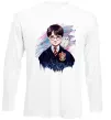 Лонгслив Гаррі Поттер арт Белый фото