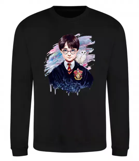 Свитшот Гаррі Поттер арт Черный фото