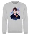 Свитшот Гаррі Поттер арт Серый меланж фото