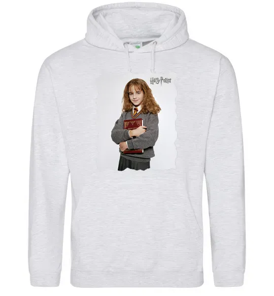 Чоловіча толстовка (худі) Герміона Грейнджер Сірий меланж фото