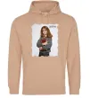 Жіноча толстовка (худі) Герміона Грейнджер Пісочний фото