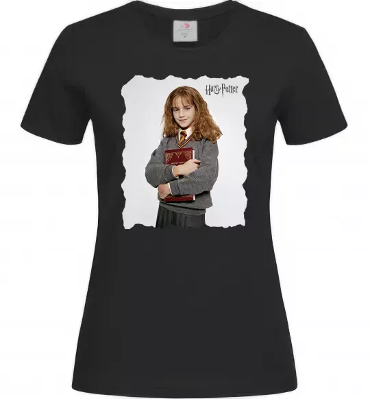 Женская футболка Герміона Грейнджер Черный фото