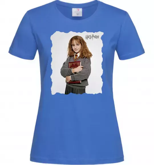 Женская футболка Герміона Грейнджер Ярко-синий фото