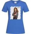 Женская футболка Герміона Грейнджер Ярко-синий Женская футболка Герміона Грейнджер Ярко-синий фото