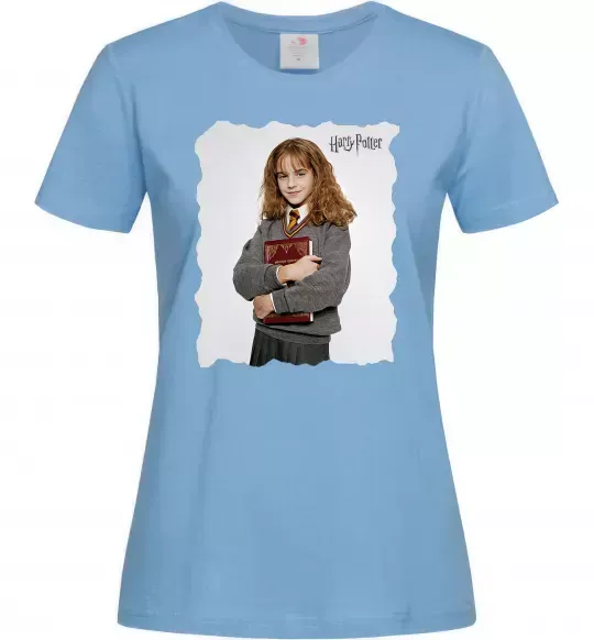 Женская футболка Герміона Грейнджер Голубой фото