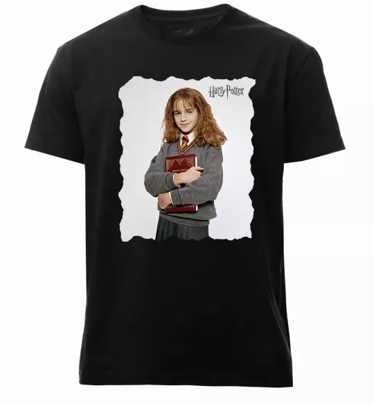 Мужская премиум футболка Герміона Грейнджер Черный фото