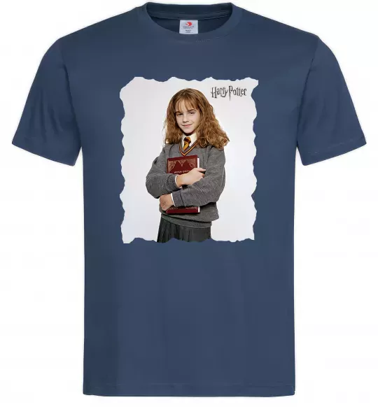 Мужская футболка Герміона Грейнджер Темно-синий фото