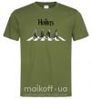 Мужская футболка The Hobbits art Оливковый фото