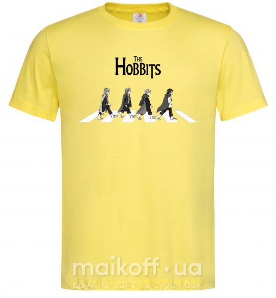 Чоловіча футболка The Hobbits art Лимонний фото