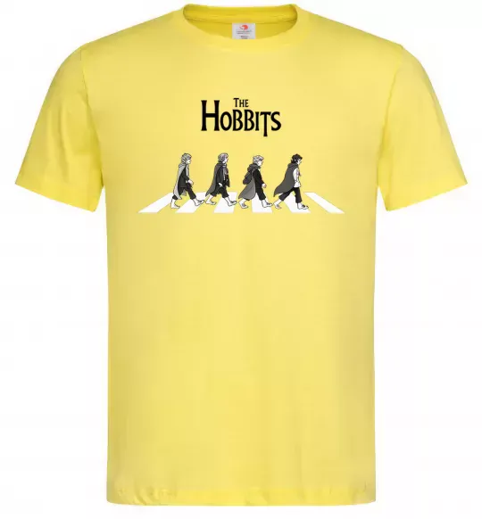 Мужская футболка The Hobbits art Лимонный фото