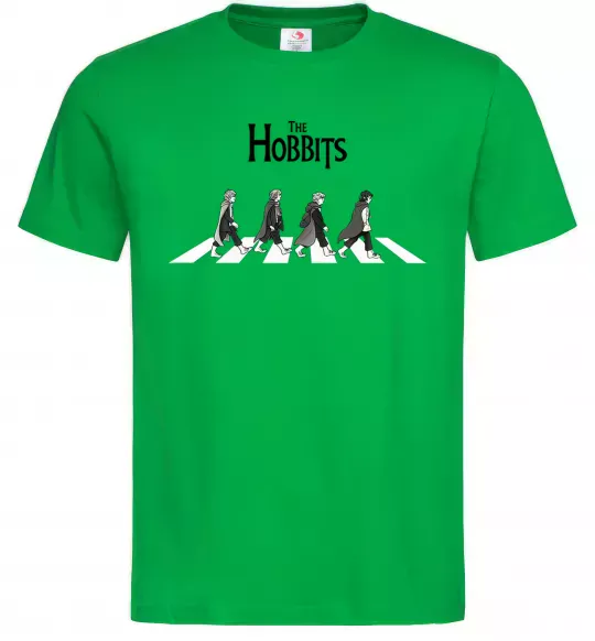 Мужская футболка The Hobbits art Зеленый фото